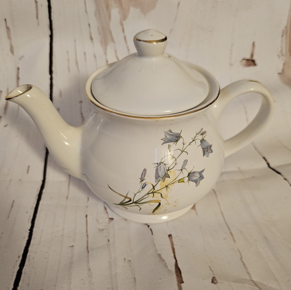 Vintage Sadler England Floral Tea Pot